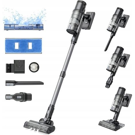 Aspirapolvere verticale con funzione lavapavimenti PROSCENIC P11, 35 kPa, 400 W, 1 litro, spazzola lavapavimenti, LED.