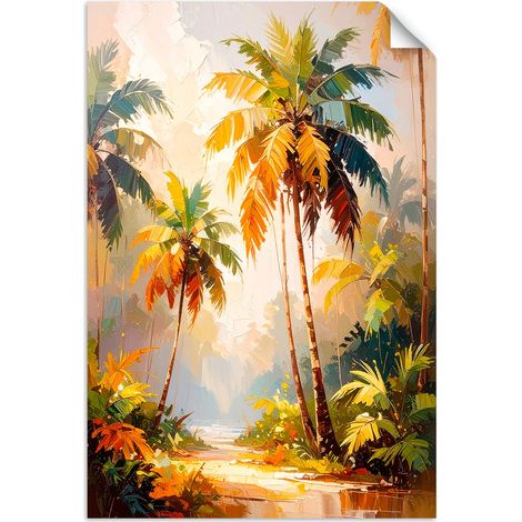 Autocollant Film Palmiers jungle tropicale forêt 40x60 (1/3)
