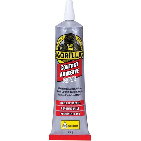 Gorilla Glue 2144001 Gorilla Contact Adhesive Clear 75g GRGCAC75 (1/3)