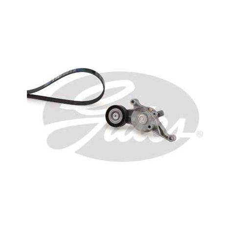 Jeu de courroies trapézoïdales à nervures Gates K016PK1053 AUDI