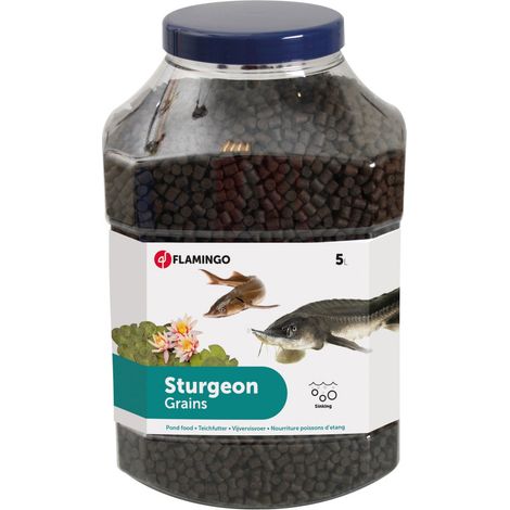 Esturgeons nourriture en granulés ø 6 mm 5 Litres - Flamingo