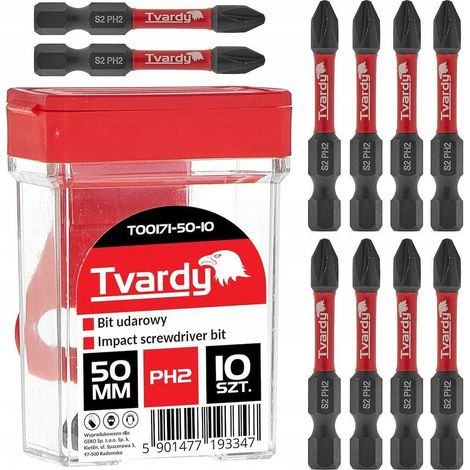 Boîte de 10 embouts PH2 - S2 - Longueur 50mm