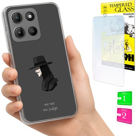 Funda para Motorola Moto G15 / G15 Power, carcasa trasera + cristal (1/5)