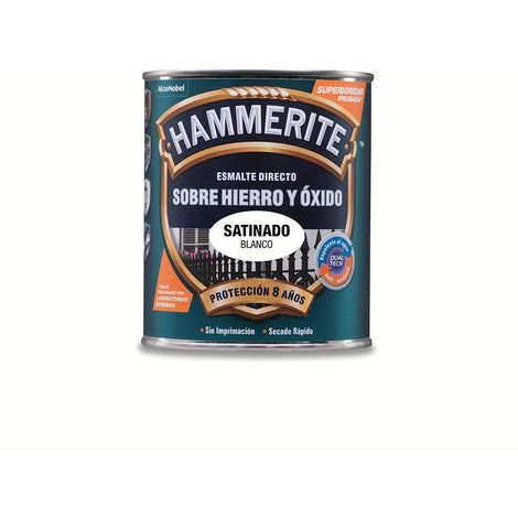 Hammerite Weiß Satin Metallic Emaille 0,750L 5093743