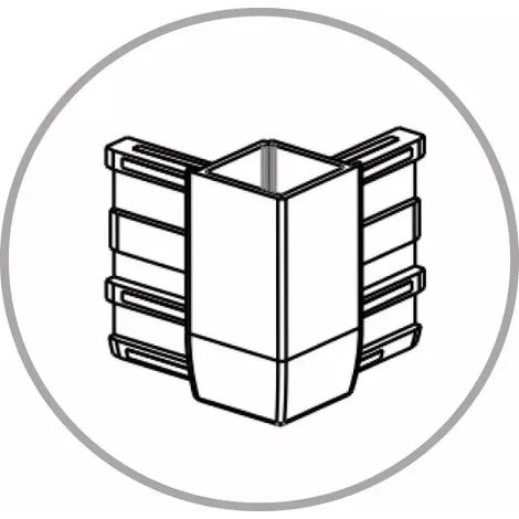 Angolo per box doccia Danubio Silqua by Mobo