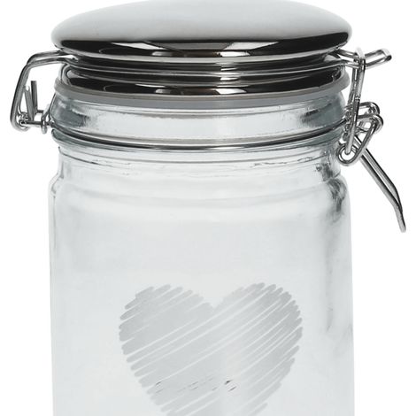 Barattolo Vetro Dolce Casa Silver Jam 13x10x16