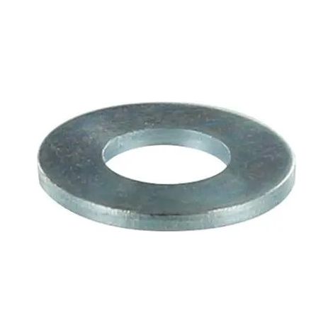 Rondelle acier zingué, trou 8 mm, diamètre 18 mm, lot de 100
