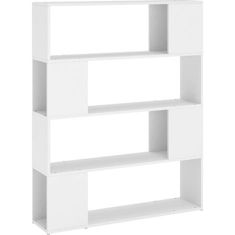 vidaXL Libreria/Divisorio Bianco 100x24x124 cm