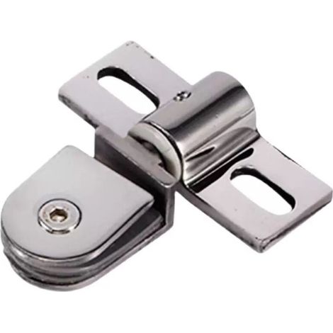 Cerniere per porte doccia in acciaio inox, pivotanti, facili da installare e utilizzare in bagno (1/4)