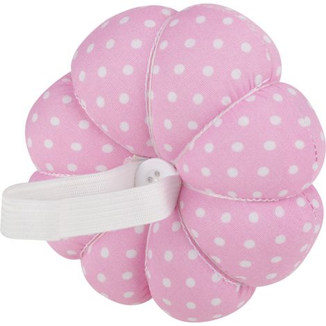 Coussin de Couture DIY à Épingle en Forme de Citrouille avec Bracelet - Rose (1/4)