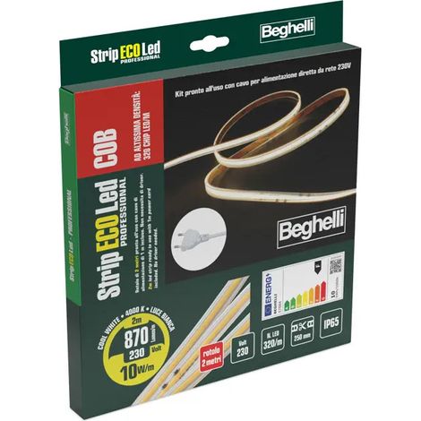 Beghelli EcoLED Regleta luminosa universal LED 10 W 2000 mm