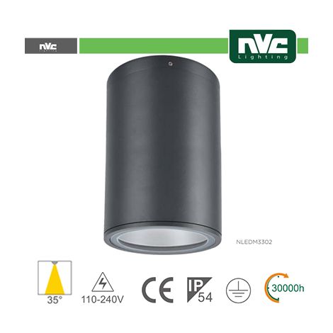Downlight Sporgente IP54 - 12W 1080LM 3000K 35°
