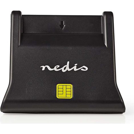 Lector de tarjetas Nedis CRDRU2SM3BK interfaz USB 2.0 13x10x4 cm