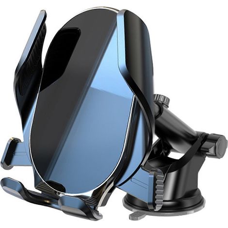 Support de téléphone de voiture mains libres, fixation facile par pince pour grille d'aération, support GPS (1/5)