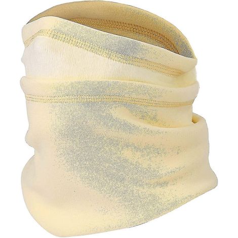 Masque en polaire chaude et coupe-vent – masque noir, jaune (1/5)