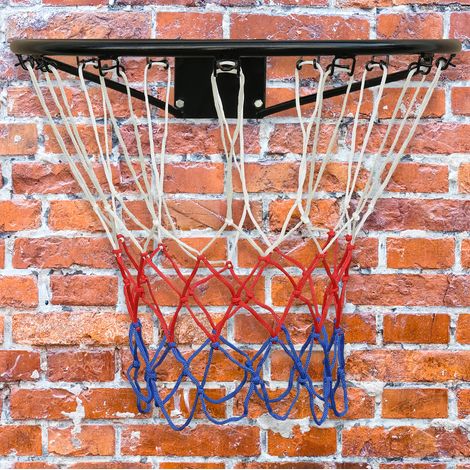 Panier de basket mural 45 cm en fer et nylon noir HAVRYA (1/4)
