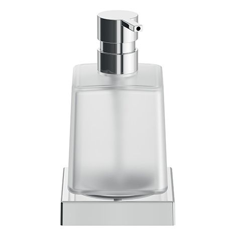 Inda - Divo distributeur de savon de comptoir chrome poli/verre