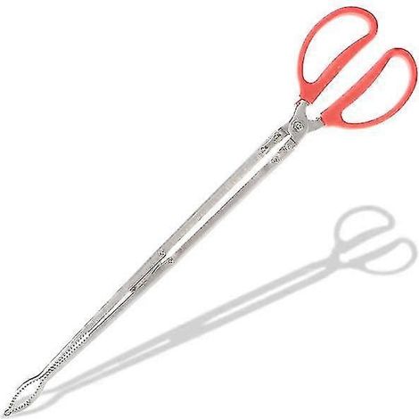 Pince à bûches robuste en acier inoxydable pour cheminée, pince à bois, pince à déchets (1/4)