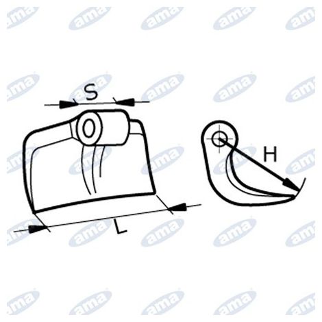 Hammerschlag 137x40x18,5, R95, RM-6-18 07399 (1/2)