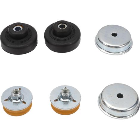 Kit réparation paliers suspension arrière - Lot de 2 - Caoutchouc renforcé - Silence et stabilité - BMW Série 1 3 X1 sans pack M - Noir (1/5)
