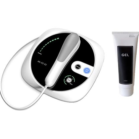 Dispositivo per terapia a ultrasuoni, frequenza 1 MHz, intensità regolabile, spina europea con gel, spina europea 100V-240V (1/2)