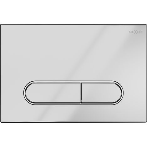 Bouton de chasse d'eau Mexen Fenix 11, chrome brillant - 601101 (1/4)