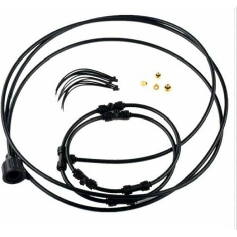 16-inch Fan Misting Ring – Outdoor Cooling and Humidification System for Patio, Restaurant, and Garden (1/3)