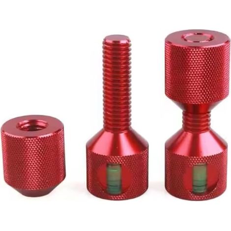 x 2 Loch Aluminiumflansch Ausrichtstifte mit integriertem