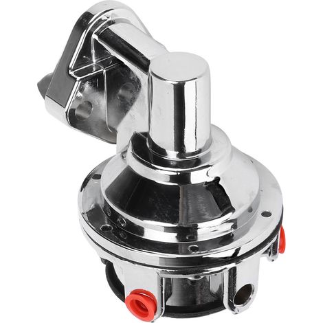 Pompe à carburant mécanique à haut débit (chromée) adaptée aux moteurs Chevrolet V8 à gros bloc 396-454 (1/5)