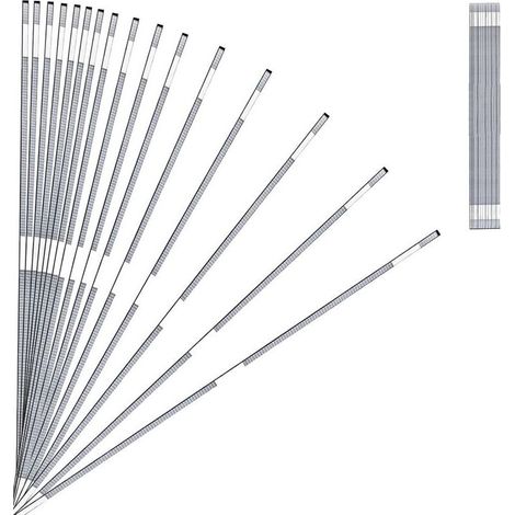 50 Bandes Adhésives Thermofusibles de 1,5 mm, Utilisées pour Relier des Albums Photo, des Cartes, des Livres, des Bandes de Colle pour Reliure (1/2)