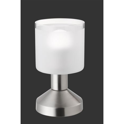 Sobremesa Gral Niquel Led Touch Cristal Satinado Ø9 cm Trio Iluminación (1/2)