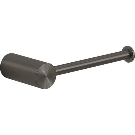 Portarotolo Bagno In Acciaio Inox Gun Metal  Aloe