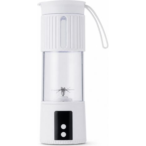 Blender Portable Rechargeable Blanc, Mini Mixeur pour Smoothies et Jus (1/5)