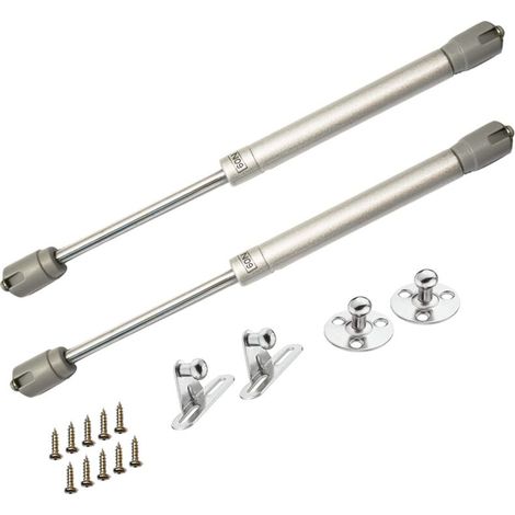 Hydraulische Gasdruckfedern, 60 N/6 kg Gasdämpfer zum Anheben von Schranktüren, Küchenmöbeln, Scharnierdämpfer, 2er-Pack