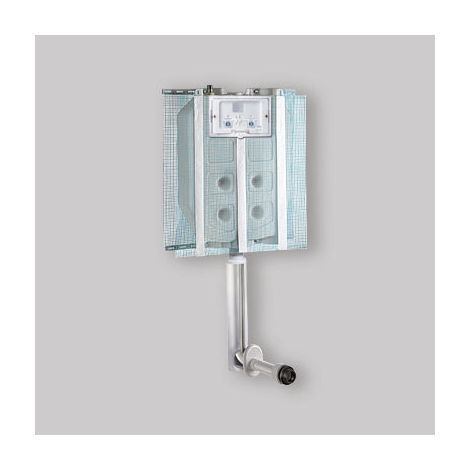 Réservoir à encastrer 'Eco' avec 2 boutons (1/4)