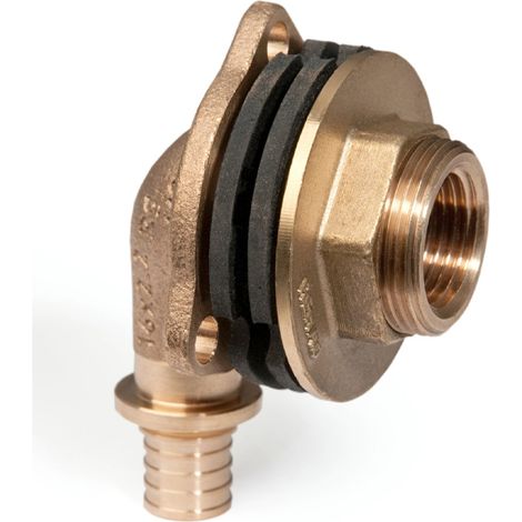 REHAU Wandwinkel RAUTITAN RX+ 16 - Rp 1/2 x 28 für Holzspanplatte, 14563761001 (1/2)