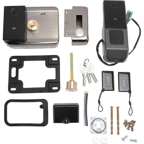 Serrure électronique WiFi dédiée, étanche IP67, déverrouillage par empreinte digitale, mot de passe, carte et clé, ensemble de serrure de porte de sécurité intelligente (1/4)