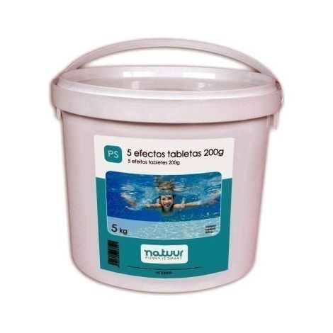Cloro Pisc. 5 Acciones Natuur Tableta 200Gr Nt100239 5 Kg