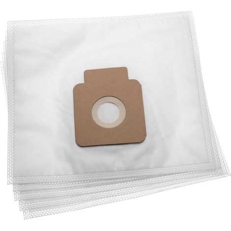 vhbw 5x sacchetto sostituisce Hoover 35600536, H63 per aspirapolvere - in microfibra, 23,8cm x 26,7cm, bianco