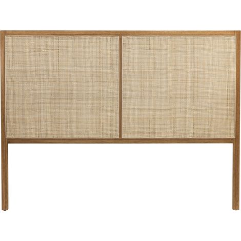 Tête de lit cannage 160cm en chêne massif - Terre de Nuit (1/5)