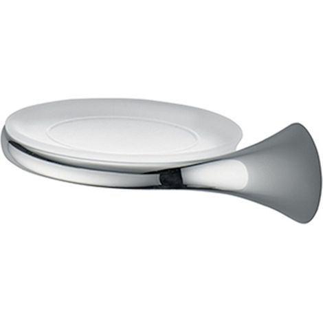 COLOMBO DESIGN Link porta sapone a muro cromato codice prod: B2401SCR-VAN (1/2)
