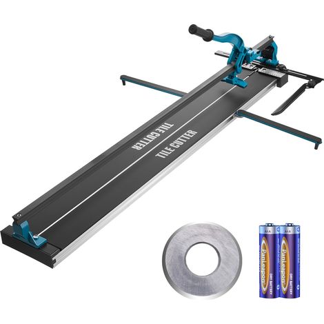 Coupe-Carreaux 1200 mm Coupe-Carrelage Manuel Molette de Coupe en Carbure de Tungstène Positionnement Infrarouge Pieds Antidérapants Un Rail pour Porcelaine Céramique Professionnels Débutants (1/5)