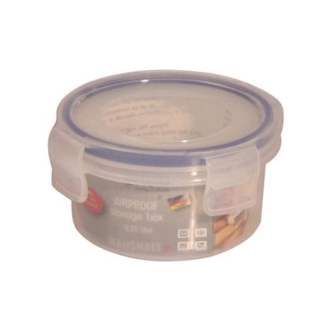 Contenitore per alimenti rotondo Axentia da 250 ml, ermetico. (1/2)