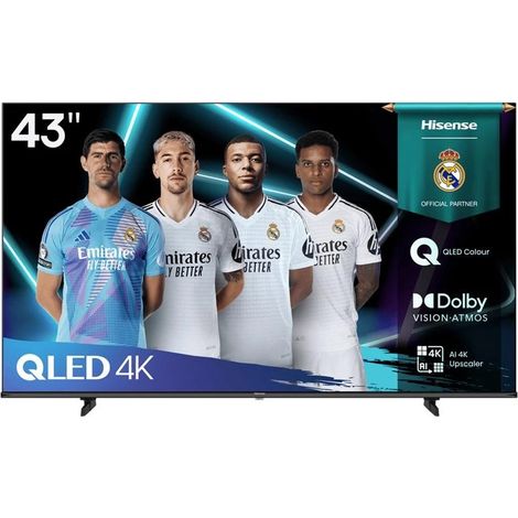 TV QLED 4K UHD Hisense 43E7Q 43" Smart TV, VIDAA U5, HDR