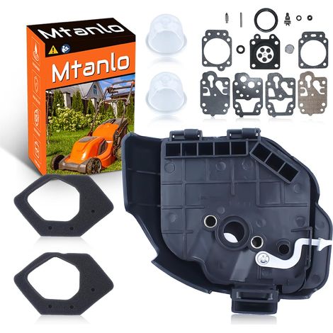 Couvercle de filtre à air pour moteur de tondeuse Honda GX25 HHT25S 17220-Z0H-020 EE. UU., ensemble de couvercle de filtre à air, élément de filtre à air, kit de reconstruction de réparation de carbur (1/5)