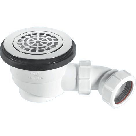 McAlpine ST90CPB-P 90mm x 50mm Water Seal Shower Trap (1/5)