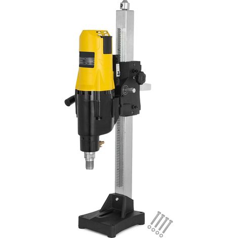 Support de perceuse à Noyau de Diamant Vertical 205mm 255mm Banc d'ingénierie Robuste perceuse à béton Humide/Sec 3980W 4450W (Color : 255MM-4450W) (1/5)