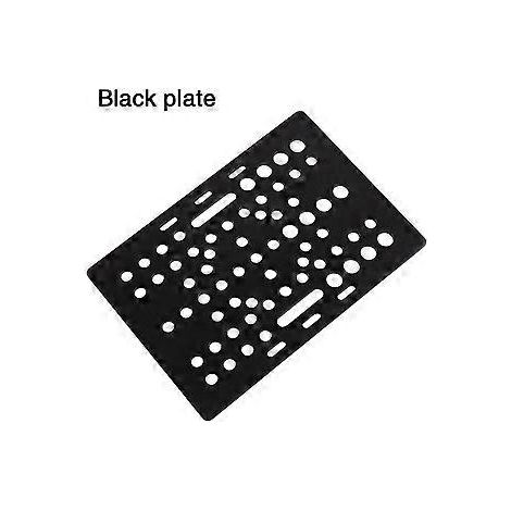 V-Nut-Portalset 20–80 mm Portalplatte für Profile, V-Nut-Platten-Kits, Portalplatte für 3D-Drucker, mit schwarzem Rad