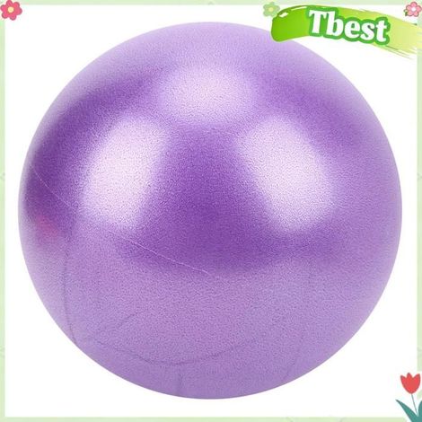 HURRISE Boule de yoga de 25 cm Boule d'Exercice de Yoga Robuste 25cm Balles de Fitness de Grossesse Pilates sport yoga Violette (1/5)