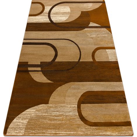 Teppich ROYAL HE405 Geometrisch - braun / Creme brown 150x230 cm